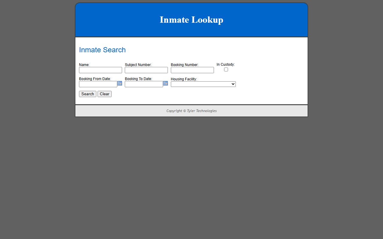 Chesapeake inmate lookup and jail roster search interface