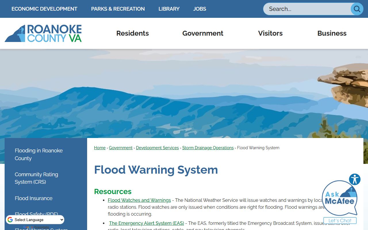 Roanoke County 24 Hour Booking arrest records search interface